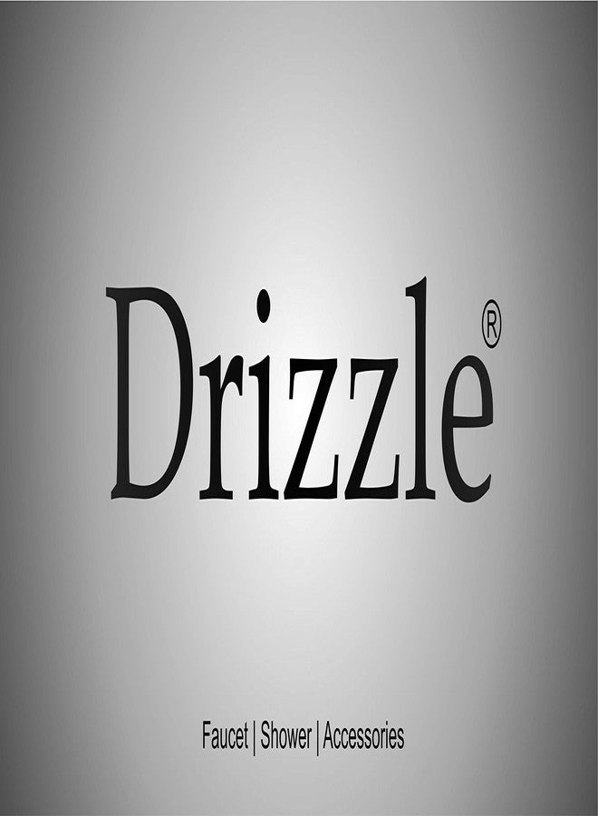 دريزل رأس صنبور صحي أنيق مطلي بالكروم من DRIZZLE مصنوع من البلاستيك - طقم من قطعتين - Image 5